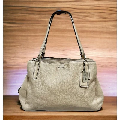 Coach 27859 Pebble Leather Madison Cafe Carryall - Image 1 of 4