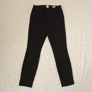 Gap Black Signature Skinny Ankle Khaki Chino Cotton Stretch Pants Women's 0 - Picture 1 of 5