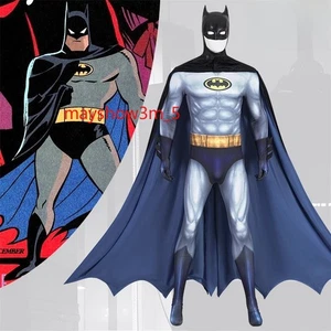 Men's Batman The Animated Series Cosplay Costume Men Halloween Bodysuit Cosplay - Picture 1 of 21