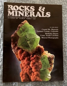 Rocks & Minerals Magazine July/August 1987 - Berkeley Quarry, Crystal Mt. - Picture 1 of 2