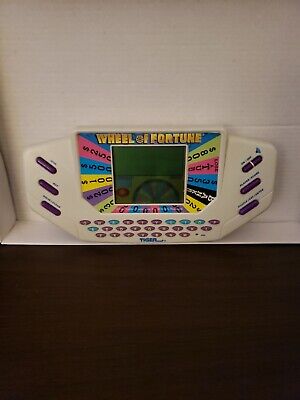 Vintage 1995 Wheel Of Fortune TIGER Electronic Handheld Video Game W Cartridge