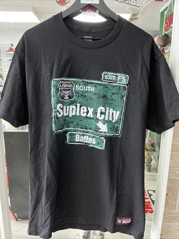BROCK LESNAR SUPLEX CITY EXIT F5 DANGER AHEAD SHIRT WWE BRANDED WWF AEW WCW NWO Cover