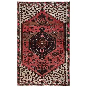 2'3"x3'7" Pink Overdyed Vintage Zoroastrian Khamadan Hand Knotted Wool Rug R979 - Picture 1 of 7