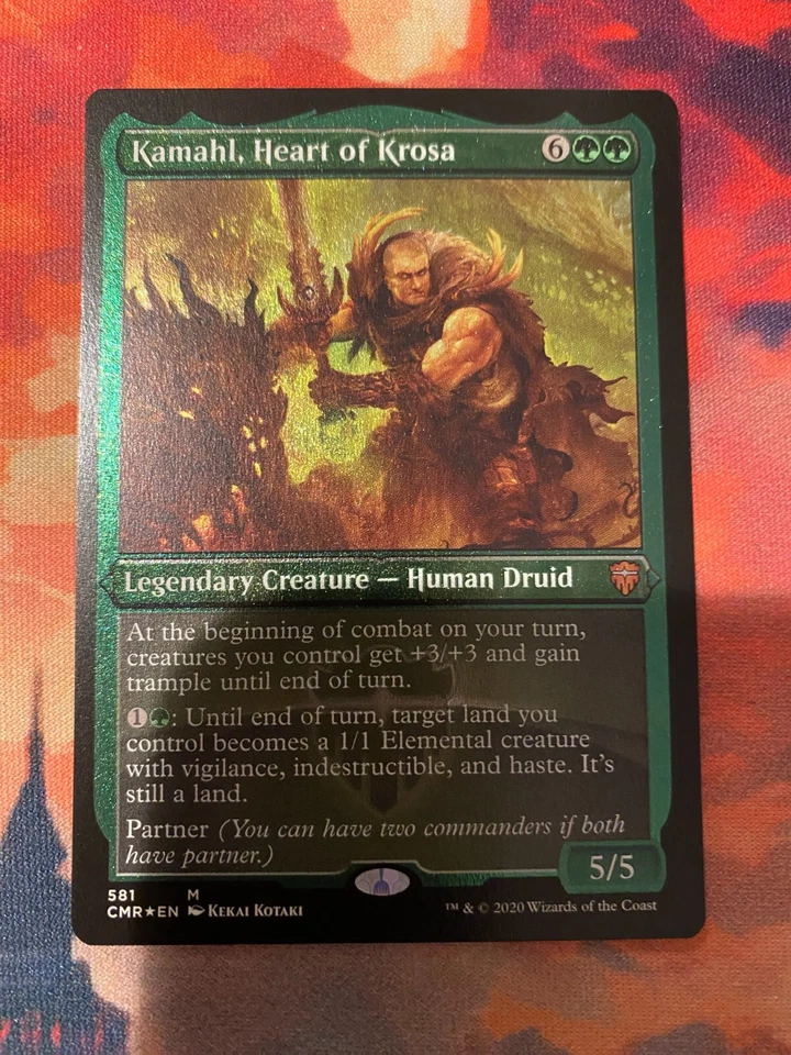 MTG Commander Legends Kamahl Heart of Krosa Foil Etched - Image 1 of 1