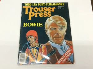 Trouser Press October 1979 Music Magazine David Bowie cover good condition - Picture 1 of 4