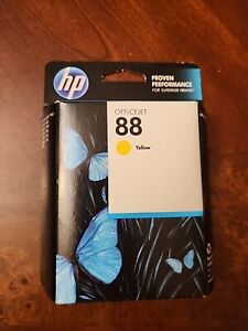 HP 88 C9388AN Yellow Ink Print Cartridge Sealed Exp 2014