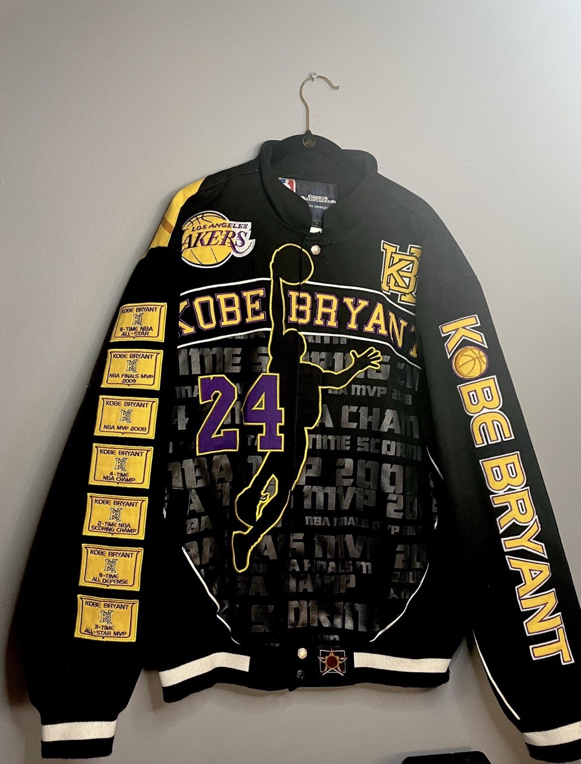 JH Design KOBE BRYANT Lakers NBA Coat 