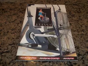 Vintage Schwinn Airdyne Owners manual Airdyne Pro Comp meter function care 1994 - Picture 1 of 8