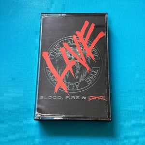 THE ALMIGHTY - Blood Fire Live - 1990 Cassette Tape Album - Picture 1 of 2