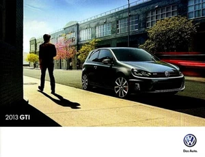 2013 VOLKSWAGEN VW GOLF GTI—18 PAGE U.S. SALES BROCHURE—AUTOBAHN—NEW NOS - Picture 1 of 1