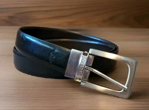 DOCKERS Size 40 Black & Brown Genuine Leather Reversible Men's Golf Casual Belt  - Picture 1 of 11