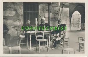 1920er RPPC Foto ISTANBUL CONSTANTINOPLE - SHISHA PFEIFE RAUCHER Ocean Comfort Co - Bild 1 von 2