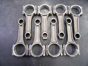 5.7/350 CHEVY CONNECTING RODS (SET OF 8)  common - remaned FREE SHIPPING IN USA