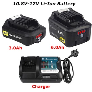 10.8V 12V 3Ah 6.0A Li-Ion Battery for Makita BL1040 BL1041 BL1015 BL1020 Charger - Picture 1 of 23