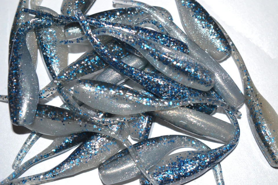 SOUTHERN PRO STINGER SHAD 2" 25 PER PACK BAIT BASS JIGS SS11 BLUE THUNDER
