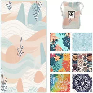 Microfiber Beach Towels - Soft & Lightweight - Absorbent Quick Dry Sand Free ... - Picture 1 of 7