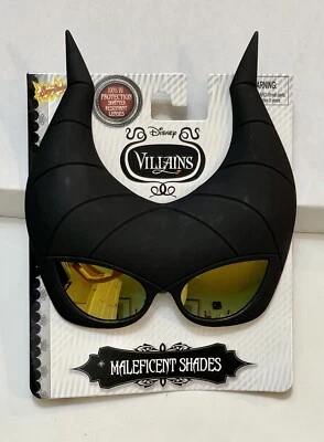 Sun-Staches Costume Sun Glasses Halloween DISNEY VILLIANS MALEFICENT  - Image 1 of 4