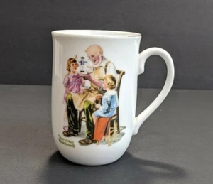 Vintage NORMAN ROCKWELL The Toymaker Coffee Cup Mug Museum Collection - Picture 1 of 4