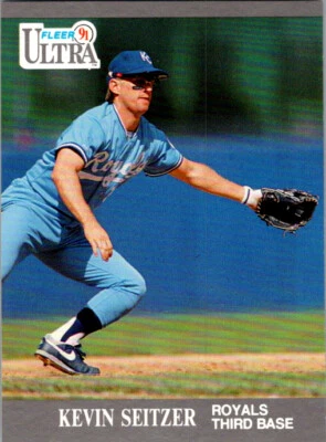 Kevin Seitzer 1991 Fleer Ultra #155 Baseball Card - Image 1 of 2