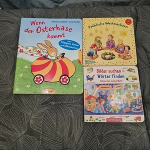 Kinder Bücher Set Buch Jungen Mädchen Vorschule Kindergarten Weihnachten Ostern - Bild 1 von 6