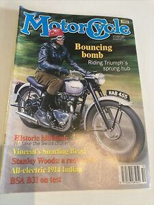 Classic Motorcycle octobre 1993 BSA B31 Triumph Tiger 1000 Vincent Stanley Woods