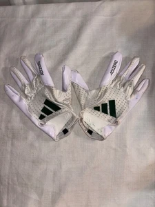 Adidas adiZero 14 Electric Football Receiver Gloves Men’s 3XL White - Picture 1 of 3