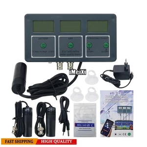 WiFi Smart APP 8in1 Water Quality Tester PH/ORP/EC/SALT Fish Tank Water Monitor - Picture 1 of 6