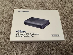 Ventilateur de refroidissement intégré boîtier SSD ACASIS 40 Gbps M.2 Nvme neuf scellé - Photo 1/3