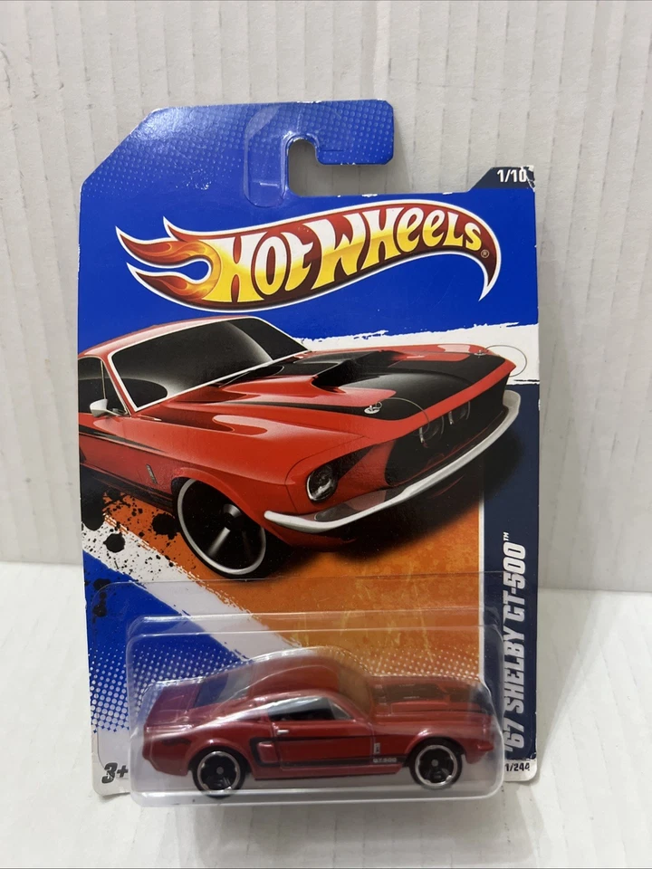 Hot Wheels 2009-078 Muscle Mania RED '67 Shelby GT-500 RED LINE 5 raios MOC NOVO NA CAIXA - Imagem 1 de 4