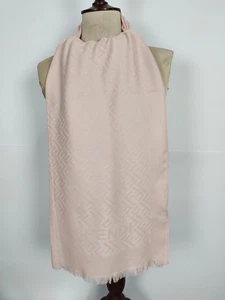 FENDI echt Vintage Seide rosa Kaschmir Halstuch Winterschal Schals - Bild 1 von 7