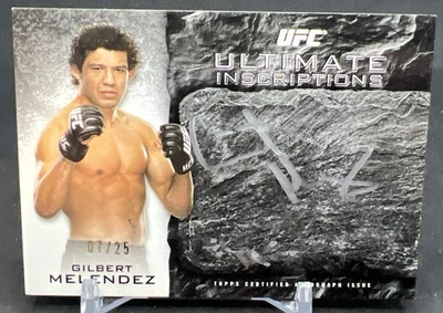 2014 Topps Gilbert Melendez Silver Inscriptions Auto /25 UFC Knockout MMA SSP! - Image 1 of 4