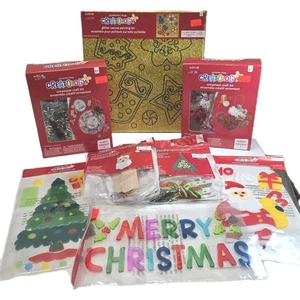 8 Creatology Christmas Craft Kits Window Clings Age 6+ New In Box Lot Ornaments  - Picture 1 of 14