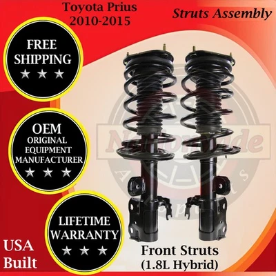 Puntales delanteros Monroe OEM para Toyota Prius 2010-2015 1,8 L garantía de por vida Foto 1 de 4