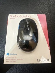 Microsoft Sculpt Comfort Bluetooth Wireless Mouse Model 1534 H3S-00003 Black - Picture 1 of 6