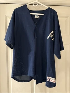 Vintage Logo 7 Mesh Jersey #10 Chipper Jones Atlanta Braves X Large - Bild 1 von 8