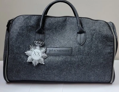 NUEVO Traje de Lona John Varvatos Bolso de Fin de Semana Convertible Prenda Traje de Mano Foto 1 de 4