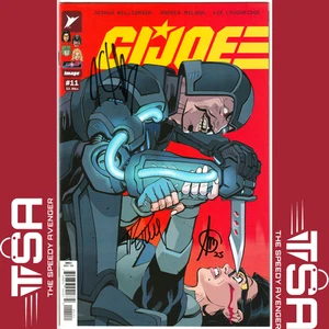 G.I. JOE #11 (Vol 1 Immagine) Copertina regolare FIRMATA MILANA WILLIAMSON REILLY COA - Foto 1 di 4