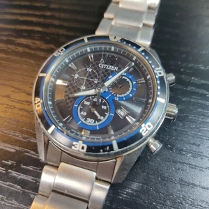 Reloj Citizen Eco-Drive Cronógrafo con Esfera Negra - Imagen 1 de 9