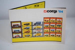 B93 CATALOGO CARTELLA VOLANTINO CORGI TOYS 1984 GERMANY EXC. COND. - Foto 1 di 5