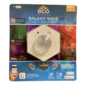 Ecoscapes Wi-Fi Galaxy Night Light Projector with Soothing Sounds - Picture 1 of 4