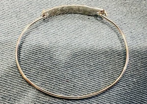 Hand Stamped Bangle Styled Mama Bracelet - Picture 1 of 3