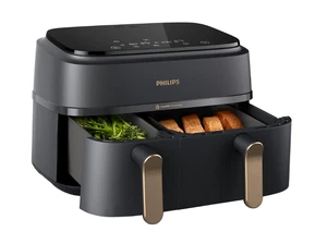 PHILIPS NA352/00 Airfryer 3000 Series Dual Basket 9L Kapazität (3L+6L) Heißluftf - Bild 1 von 1