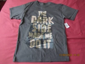 Disney Star Wars Darth Vader Grey Short Sleeved T-Shirt - Youth Medium- BNWT! - Picture 1 of 6