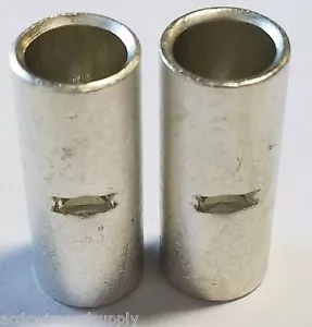 2 STÄRKE VERZINNTER KUPFER BUTT STECKER 2 STCK CRIMPKLEMME AWG BATTERIE SPLEISS - Bild 1 von 1