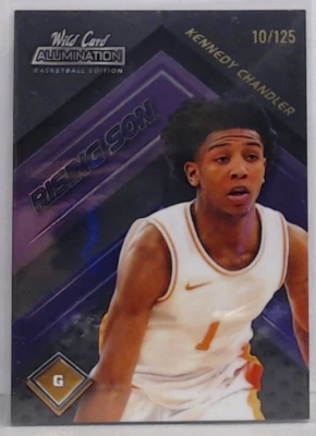 2022 WILD CARD ALUMINATION RISING SON KENNEDY CHANDLER  ROOKIE /125 #RS-17 MPK - Image 1 of 2