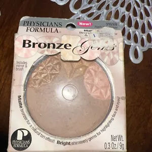 Physicians Formula Bronze Gem's 0.3 oz #2818 Peachy Glow Bronzer Matte. HTF - Picture 1 of 4