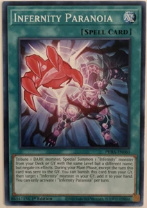 Yugioh - PHRA-EN060 - Infernity Paranoia - Phantom Rage - Common - Picture 1 of 1