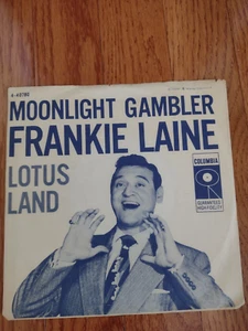 Frankie Laine MOONLIGHT GAMBLER (POP 45/PS) #40780  VG - Imagen 1 de 2