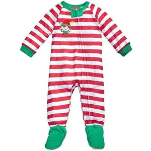 Family Pajamas 1-Pc Elfing Around Footed Pajamas NWT Infant 12 Months - Picture 1 of 5
