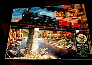 COBBLE HILL 1000 Teile Puzzle STEIN, STAHL und DAMPF Lok Landschaft - Bild 1 von 3